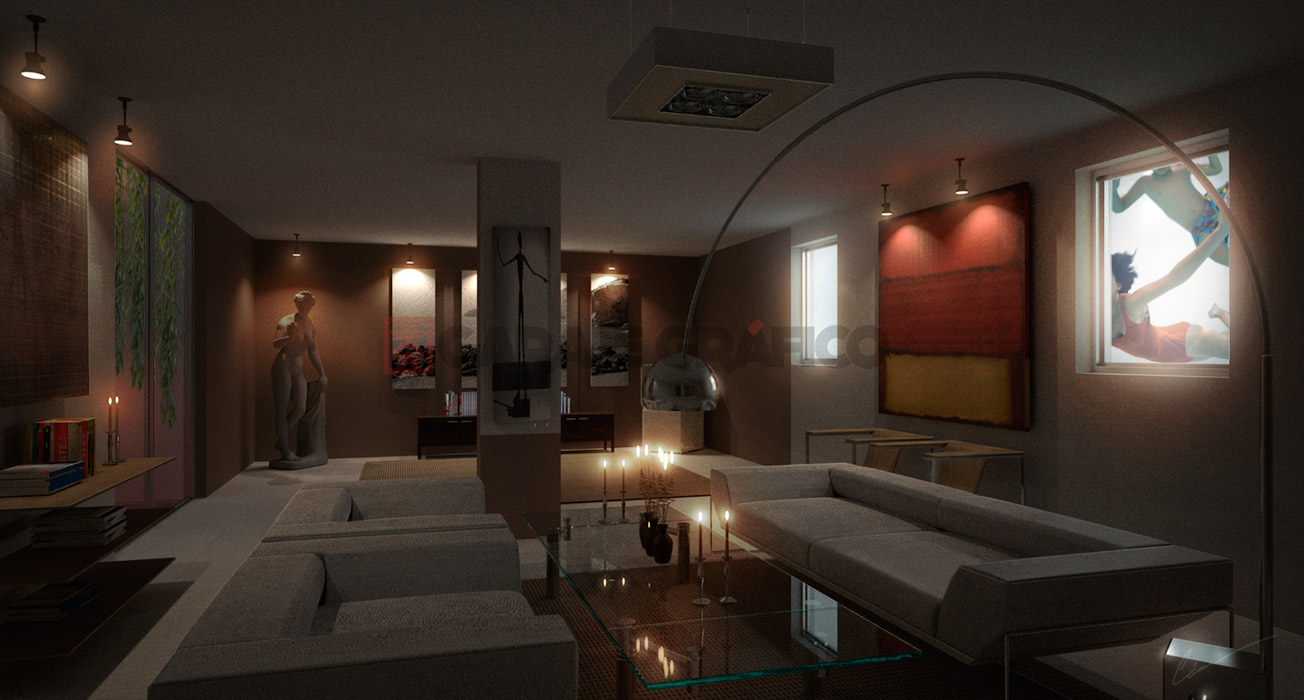 interiores 3d salon